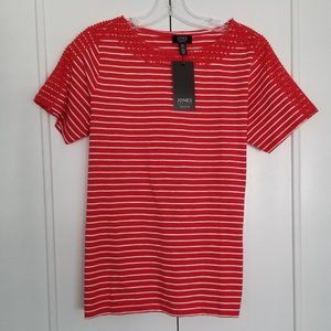 NAUTICAL COTTON STRIPED T-SHIRT SHORT SLEEVE $60